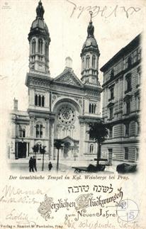 Czech, Prague, Vinohrady Synagogue